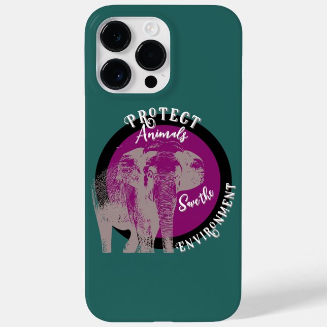 Funda De Case-Mate Para iPhone Sentinel de armonía: Un llamado a la conservación (Reverso)