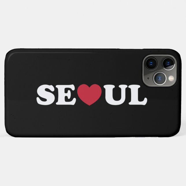 Funda De Case-Mate Para iPhone Seoul Love Heart (Reverso (horizontal))