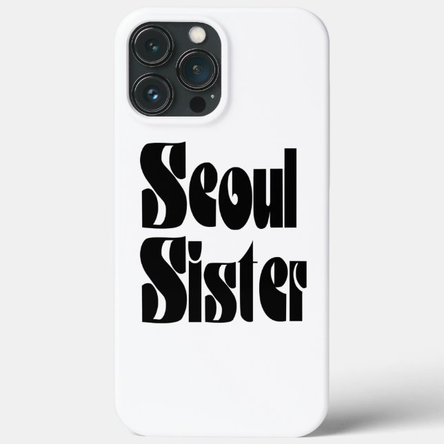 Funda De Case-Mate Para iPhone Seoul Sister (Reverso )