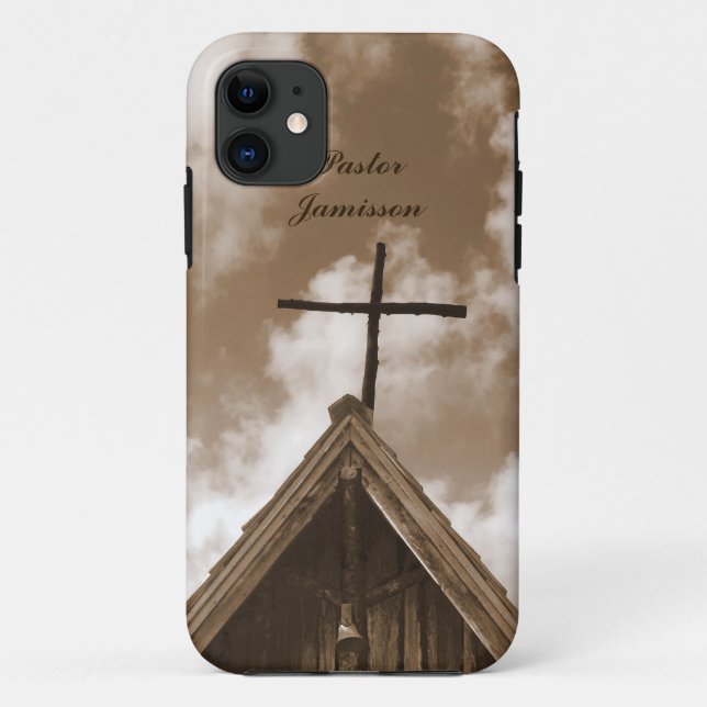 Funda De Case-Mate Para iPhone Sepia, nombre,  (Reverso)