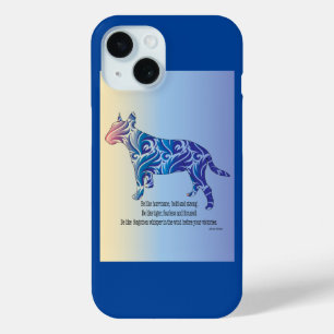 Funda Para iPhone 15 Ser como el huracán y el tigre BULL TERRIER art