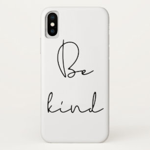 Funda Para iPhone X Ser tipo de letra negra