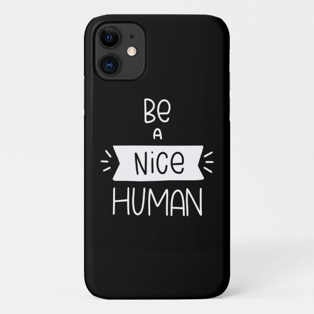 Funda De Case-Mate Para iPhone Ser un buen ser humano (Reverso)