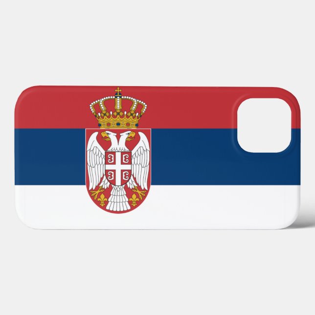 Funda De Case-Mate Para iPhone serbio (Reverso (Horizontal))