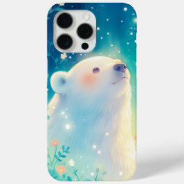 Funda Para iPhone 15 Pro Max Serena Mirada de Oso Polar