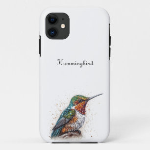 Funda Para iPhone 11 Serenata de Colibrí Embellado, personalizado