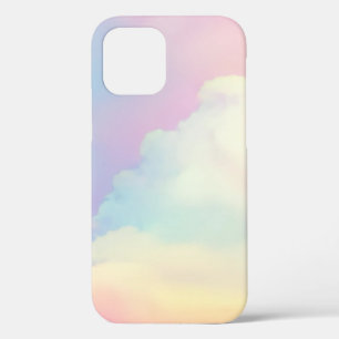 Funda Para iPhone 12 Serene Pastel Nubes en Hues Suaves