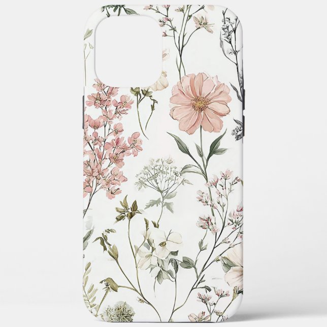 Funda De Case-Mate Para iPhone Serene Petals (Reverso )