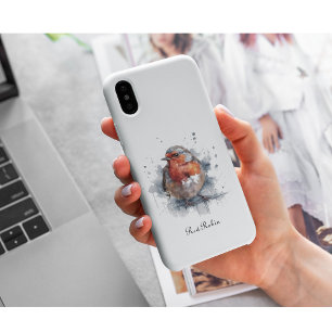 Funda Para iPhone 11 Serene Robin, personalizado