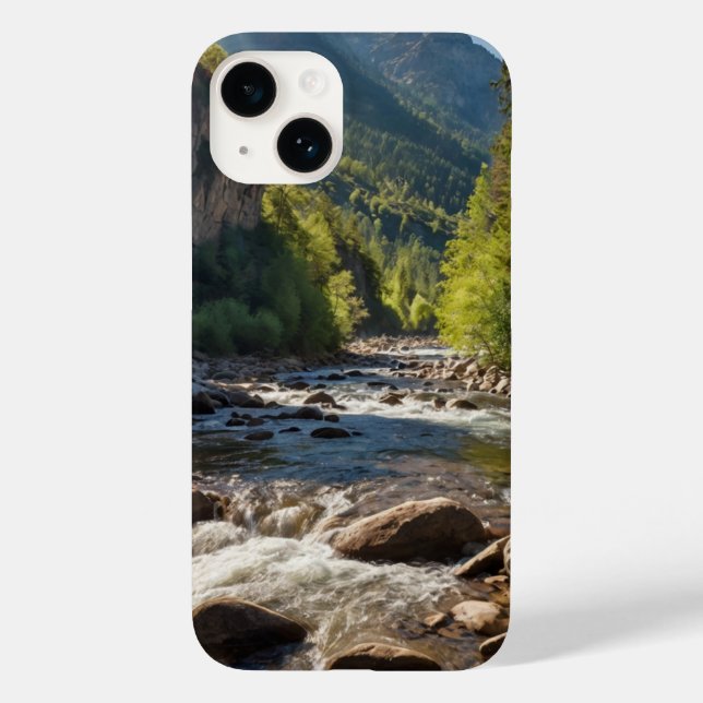 Funda De Case-Mate Para iPhone Serenidad de Riverbend (Reverso )