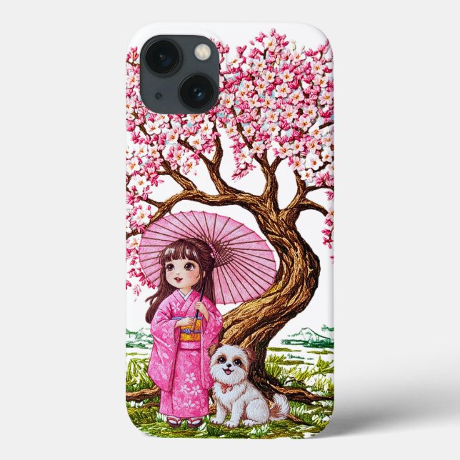 Funda De Case-Mate Para iPhone Serenidad de Sakura (Reverso)