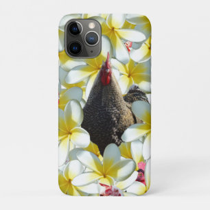 Funda Para iPhone 11 Pro Serenidad Tropical: Armonía de pollo y Frangipanis