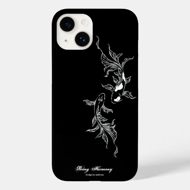 Funda De Case-Mate Para iPhone Serenity Koi Art (Reverso )