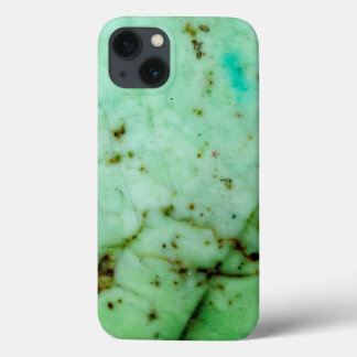 Funda Para iPhone 13 Serie Gemstone - Diseño de Jade Verde