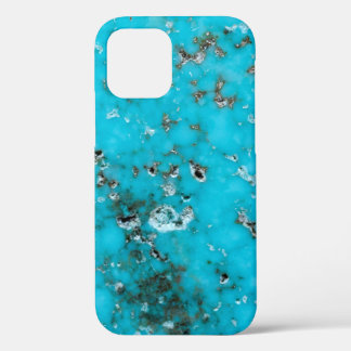 Funda Para iPhone 12 Serie Gemstone - Hermosa Falla Turquesa
