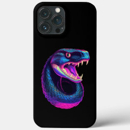 Funda Para iPhone 13 Pro Max Serpiente Cobra en estilo estético vaporwave