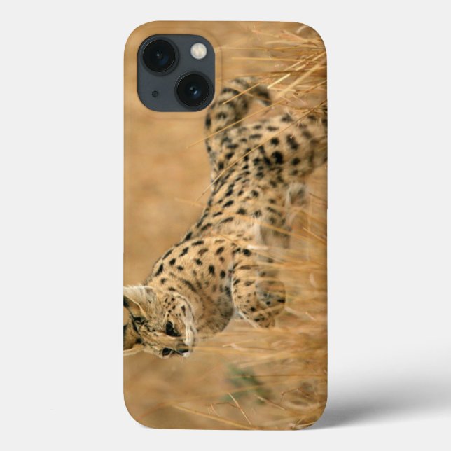 Funda De Case-Mate Para iPhone Serval (Leptailurus Serval) Saltando (Reverso)