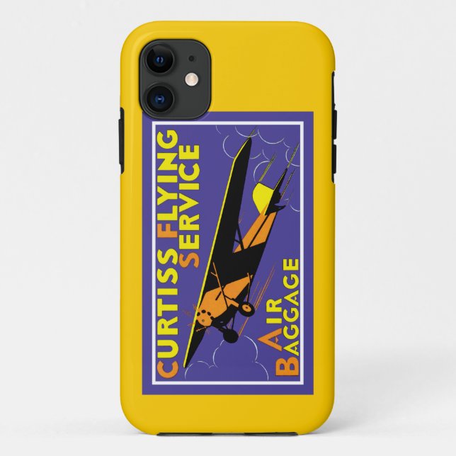 Funda De Case-Mate Para iPhone Servicio de vuelo de Curtiss (Reverso)
