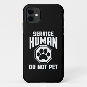 Funda Para iPhone 11 Servicio Diseño Humano No Acariciar Cita Divertida
