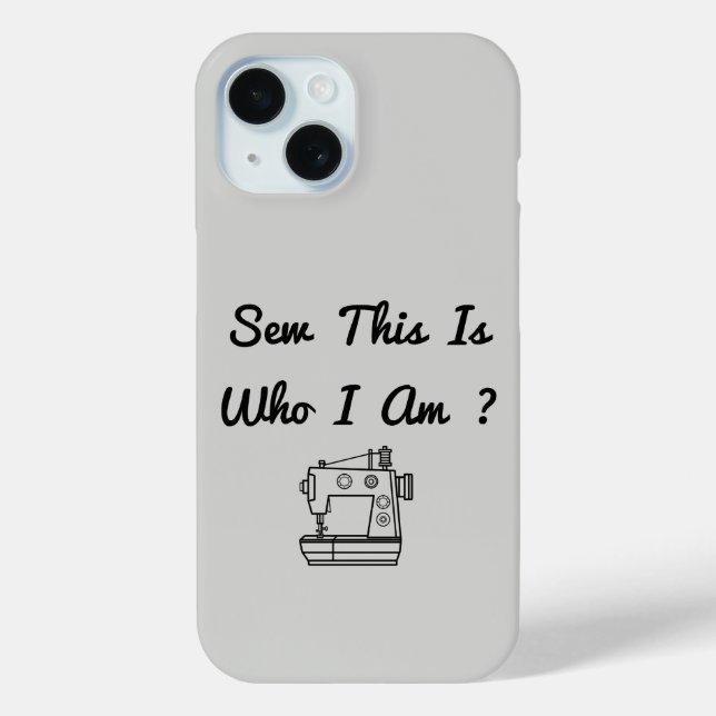 Funda De Case-Mate Para iPhone ¿Sew Esto Es Lo Que Soy? (Reverso )