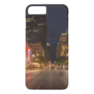 Funda Para iPhone 8 Plus/7 Plus Sexta Calle En Dusk, En El Centro De Austin, Texas