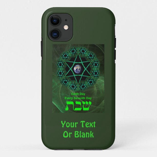 Funda De Case-Mate Para iPhone Shabbat - Día de la Tierra (Reverso)