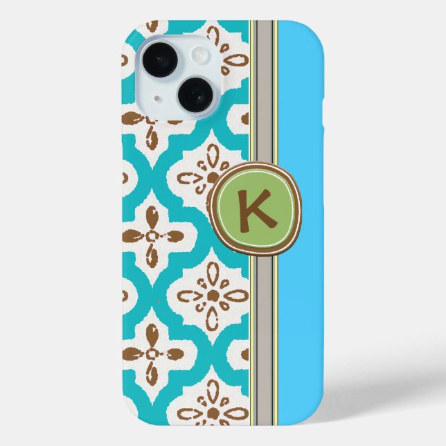 Funda De Case-Mate Para iPhone Shabby Chic Damask (Reverso )
