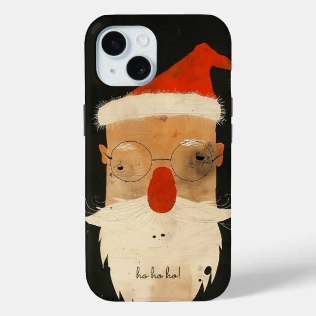 Funda De Case-Mate Para iPhone Shabby Santa (Reverso )