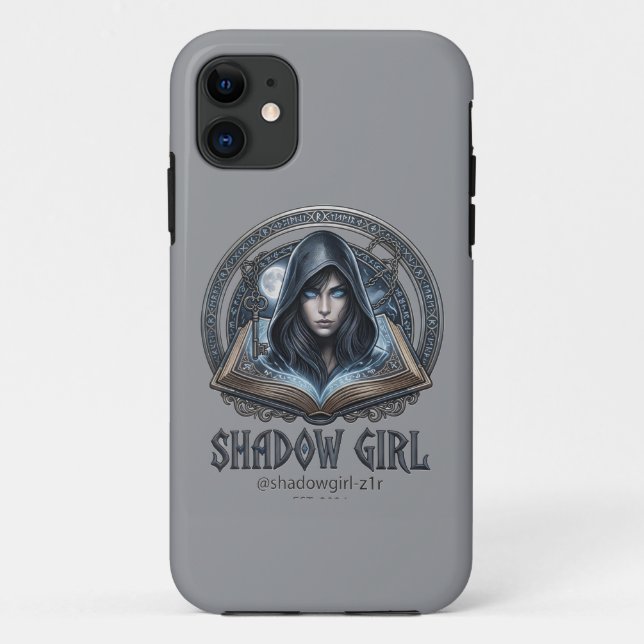 Funda De Case-Mate Para iPhone shadow girl (Reverso)