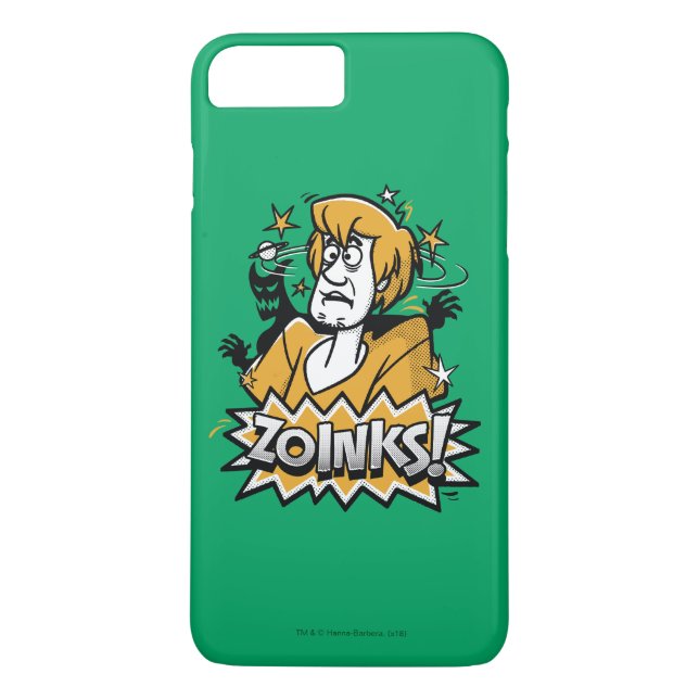Funda De Case-Mate Para iPhone Shaggy "¡Zoinks!" Gráfico de semitono (Reverso)
