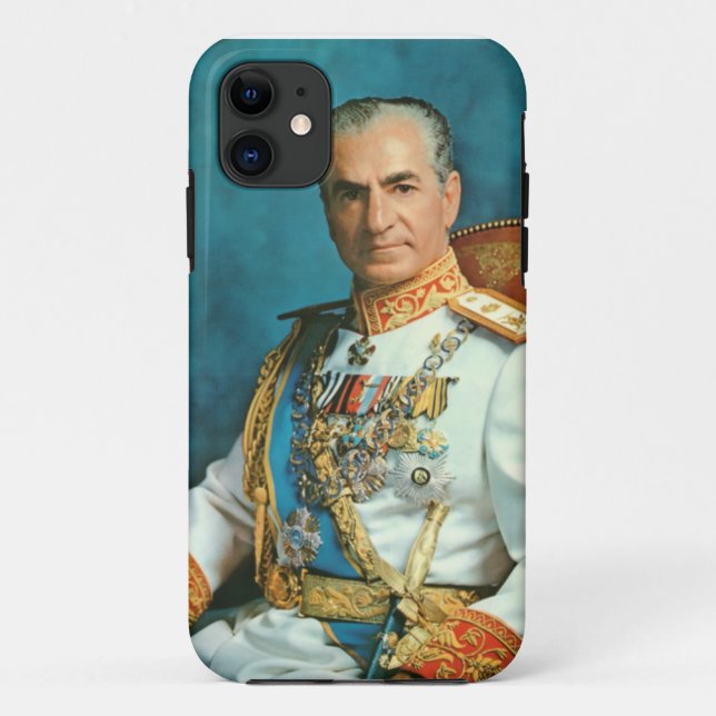 Funda De Case-Mate Para iPhone shah del shah Pahlavi de Irán Mohammad Reza (Reverso)