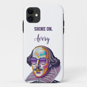 Funda Para iPhone 11 Shakespeare en sombras: ilustracion moderno