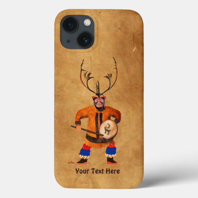 Funda De Case-Mate Para iPhone Shaman tamborilero (Reverso)