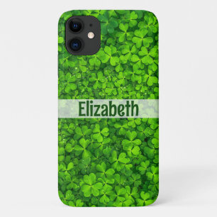 Funda Para iPhone 11 Shamrock Añadir nombre personalizado