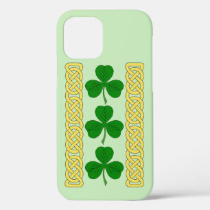 Funda Para iPhone 12 Shamrock Trio y Knotwork Bands Funda-Mate iPhone