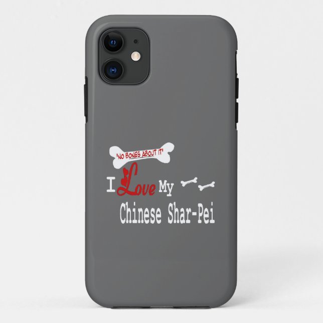 Funda De Case-Mate Para iPhone Shar-Pei chino (Reverso)
