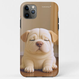 Funda Para iPhone 11 Pro Max Shar Pei Puppy - Soft Serenity by WangWang