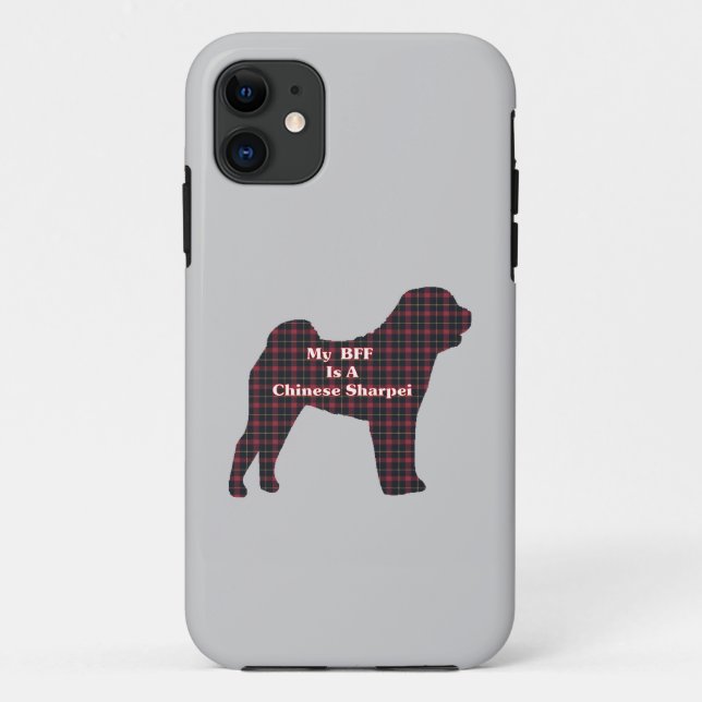 Funda De Case-Mate Para iPhone Sharpei chino BFF (Reverso)