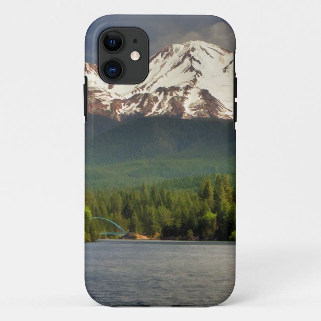 FUNDA DE Case-Mate PARA iPhone SHASTA DE LA TA DEL LAGO SISKIYOU (Reverso)