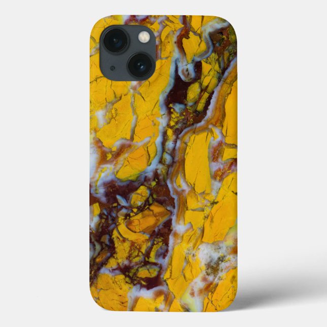 Funda De Case-Mate Para iPhone Shattuckita amarilla (Reverso)