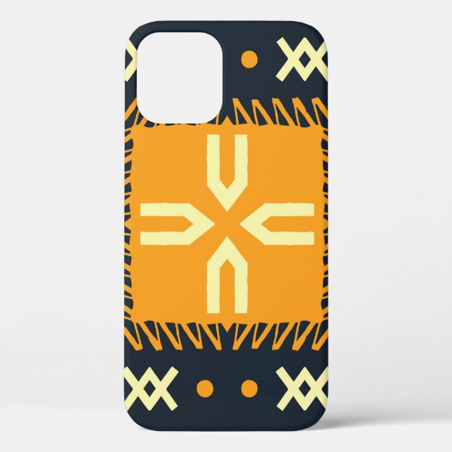 Funda De Case-Mate Para iPhone Shawl Design: Plaza Batik India. (Reverso )