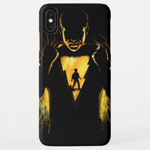 Funda Para iPhone XS Max ¡SHAZAM! el   Shazam y silueta del relámpago de
