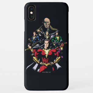 Funda Para iPhone XS Max ¡SHAZAM! familia del   Shazam contra el Dr. Sivan