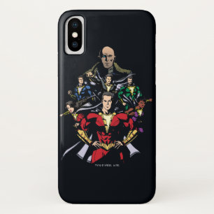 Funda Para iPhone X ¡SHAZAM!   Familia Shazam Vs. Dr. Sivana