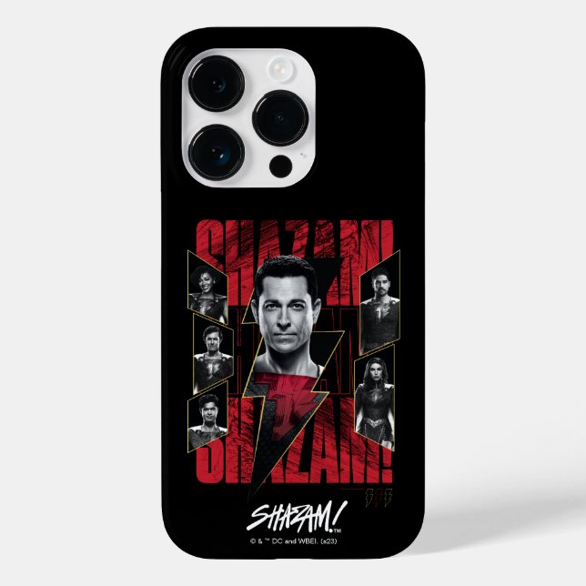 Funda De Case-Mate Para iPhone ¡SHAZAM! Furia de los dioses | Grupo SHAZAMily (Reverso )