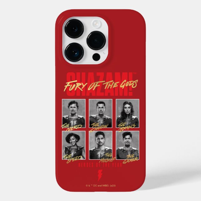 Funda De Case-Mate Para iPhone ¡SHAZAM! Furia de los dioses | SHAZAMily Yearbook (Reverso )