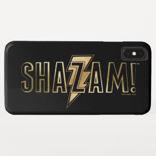 Funda Para iPhone XS Max ¡SHAZAM! logotipo del oro del  