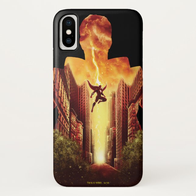 Funda De Case-Mate Para iPhone ¡SHAZAM! | Shazam Sunset Silhouette (Reverso)