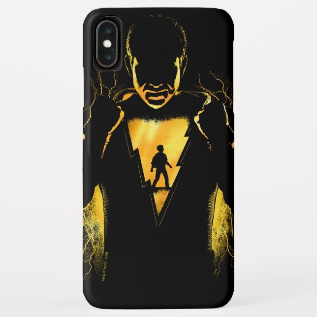Funda De Case-Mate Para iPhone ¡SHAZAM! | Shazam y Billy Lightning Silhouette (Reverso)