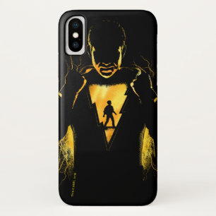 Funda Para iPhone X ¡SHAZAM! Shazam y Billy Lightning Silhouette